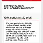 Betclic Casino Mobile Willkommensbonus Thumbnail