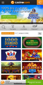 Casino Com Mobile Startseite