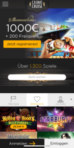 Casinocruise Mobile Startseite