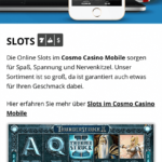 Cosmo Casino Mobile Slots Thumbnail