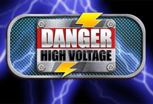 Danger High Voltage Slot