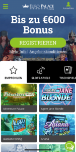 Europalace Casino Mobile Startseite