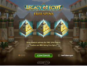 Legacy Of Egypt 1 Willkommen