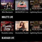 Rizk Casino Mobile Live Casino Thumbnail