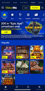 William Hill Casino Mobile Startseite